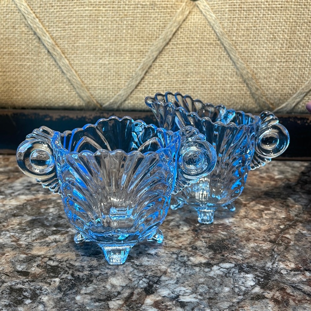 Vintage cream and sugar set - Picture 1 of 10